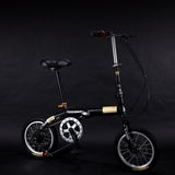 14-inch Foldable Ultra-lightweight Kids Bike Children Variable Speed Dual Brake Folding Bicycle For Student