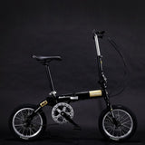 14-inch Foldable Ultra-lightweight Kids Bike Children Variable Speed Dual Brake Folding Bicycle For Student