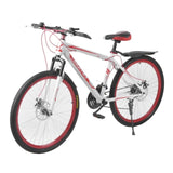 26 InchX17 Inch Front And Rear Disc Bike 30 Circle Mountain Bike Variable Speed MTB Road Racing Bicycle