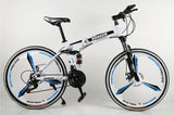 KUBEEN 26inch folding mountain bike 21 speed double damping bicycle double disc brakes mountain bike