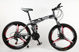 KUBEEN 26inch folding mountain bike 21 speed double damping bicycle double disc brakes mountain bike